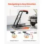 VEVOR Enredadera superior automotriz, enredadera de motor de 42.5 a 64.8 pulgadas, enredadera superior alta de 400 libras de capacidad, 4 ruedas giratorias, cubierta acolchada, enredadera plegable para el garaje del hogar, mantenimiento de reparación de talleres