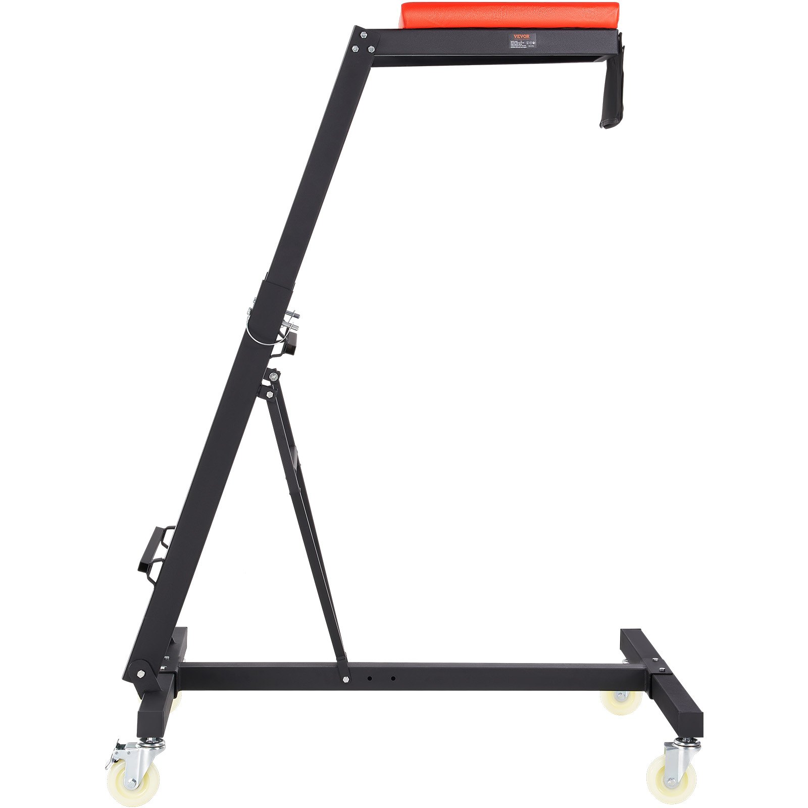 Camilla de taller VEVOR Automotive, con altura ajustable de 126 cm a 192 cm, capacidad de 181 kg, 4 ruedas giratorias, camilla de alta resistencia para reparación y mantenimiento de automóviles.