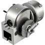 Cabezal divisor VEVOR con escala de precisión y mecanismos de placa indexadora ajustables.