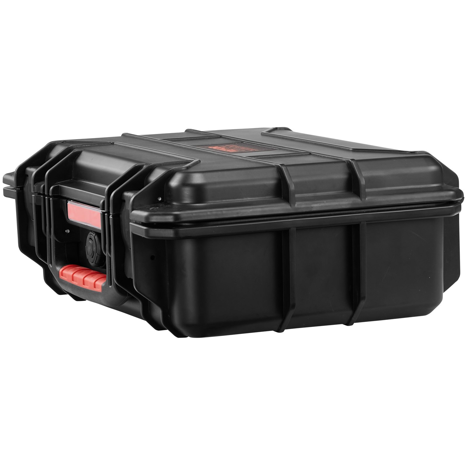 Estuche rígido resistente a la intemperie VEVOR de 0,56 pies cúbicos con clips para asas, orificios para candados y espuma de PU que protege la pistola, el micrófono y el equipo de cámara