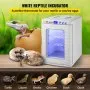 VEVOR Incubadora de Reptiles Blanca 25L Incubadora de Laboratorio Científico Incubadora Digital Enfriamiento y Calefacción 5-60 °C Incubadora de Huevos de Reptiles Trabajo para Reptiles Pequeños