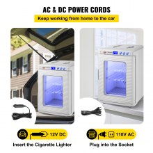 VEVOR Incubadora de Huevos Automática 25 L Incubadora Automática para Reptiles Blanco Incubadora para Pollos Pantalla Digita 28 x 25 x 36 cm con Control de Temperatura para Incubar Tortuga Pollo Pato