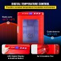VEVOR Incubadora de Reptiles Roja 25L Incubadora de Laboratorio Científico Incubadora Digital Enfriamiento y Calefacción 5-60 °C Incubadora de Huevos de Reptil 12V/110V Trabajo para Reptiles Pequeños