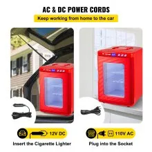 VEVOR Incubadora de Huevos Automática de Aves 25 L Incubadora de Reptiles Rojo