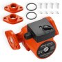 Bomba de circulación de hierro fundido VEVOR F-007-F5-71FC, 23 GPM, CA 120 V, 16 pies (4,8 m), conexión de brida de 1 pulgada, ajuste de 3 velocidades, funcionamiento silencioso, para sistemas de calefacción residenciales.