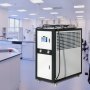 Enfriador de agua VEVOR de 6 toneladas de capacidad, enfriador industrial de 6 HP, enfriador de agua refrigerado por aire, condensador con aletas, con control por microcomputadora, tanque de agua de acero inoxidable.