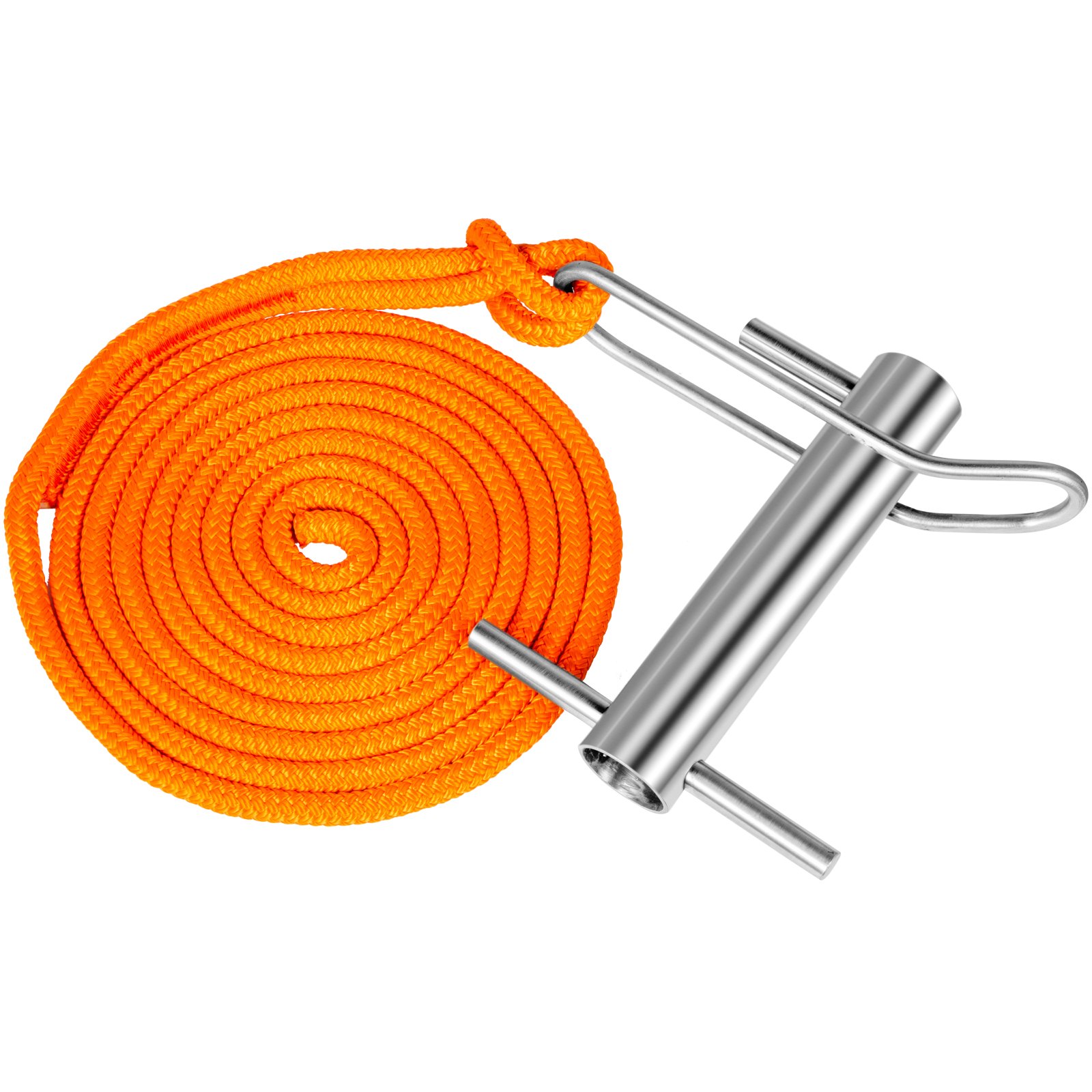 VEVOR Whoopee Sling 14 pies, Port Wrap Eye Sling 5/8 pulgadas, Port Wrap Sling con puerto de acero inoxidable A Wrap, Whoopie Sling Arborist Rope 4409LBS Capacidad de peso, dispositivo de fricción para registradores plateados