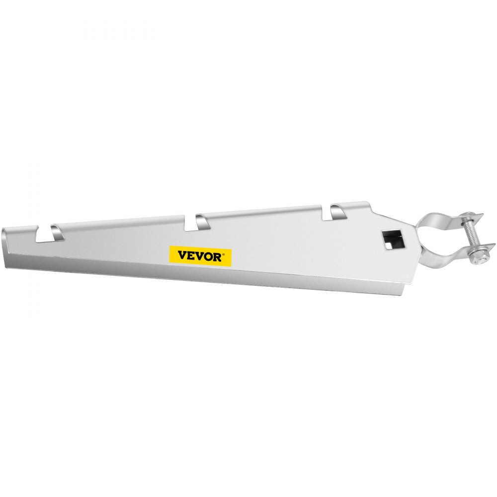 VEVOR - Juego de 10 brazos de alambre de púas extensibles para riel superior de 1-3/8", alambre de púas de cadena, alambre de púas de acero galvanizado en caliente, alambre de púas con esquinas de 45 grados para cercas de cadena y enrejados de parras.