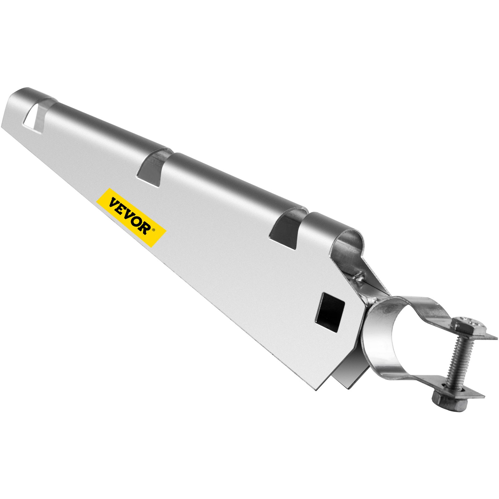 VEVOR - Juego de 10 brazos de alambre de púas extensibles para riel superior de 1-3/8", alambre de púas de cadena, alambre de púas de acero galvanizado en caliente, alambre de púas con esquinas de 45 grados para cercas de cadena y enrejados de parras.