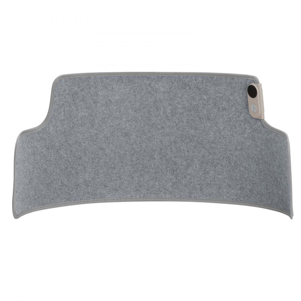 VEVOR - Calefactor portátil para debajo del escritorio, enrollable, para casa y oficina, con temporizador y seguro, silencioso para piernas y tobillos, con control táctil y remoto, almohadilla eléctrica redonda y protección contra sobrecalentamiento.