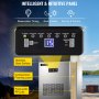 VEVOR Maquina De Hielo Fabricador De Hielo Máquina para hacer hielo comercial máquina de hielo de acero inoxidable de 120 LBS/24H con almacenamiento