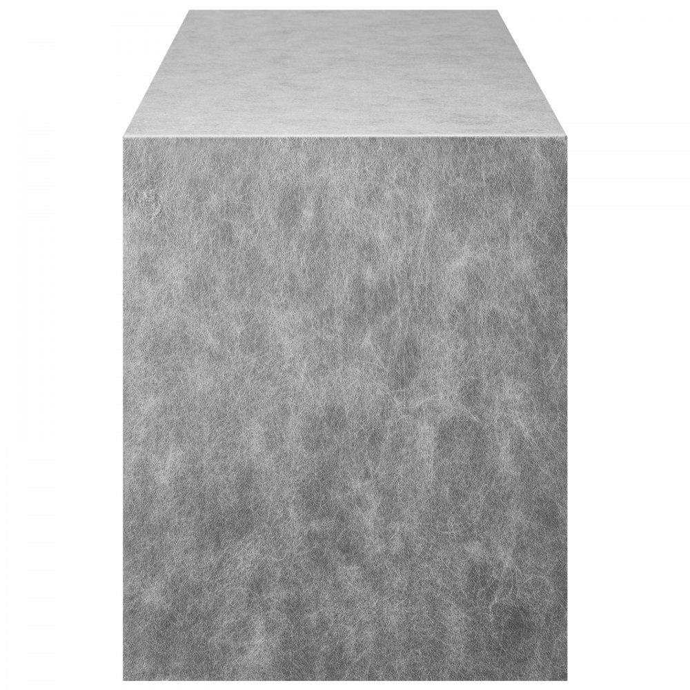 Asiento de ducha con azulejos VEVOR rectangulares de color gris con superficie superior lisa y lados texturizados.