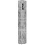 Bordillo de ducha VEVOR en color gris, estructura alta rectangular impermeable para barreras de suelo de ducha.