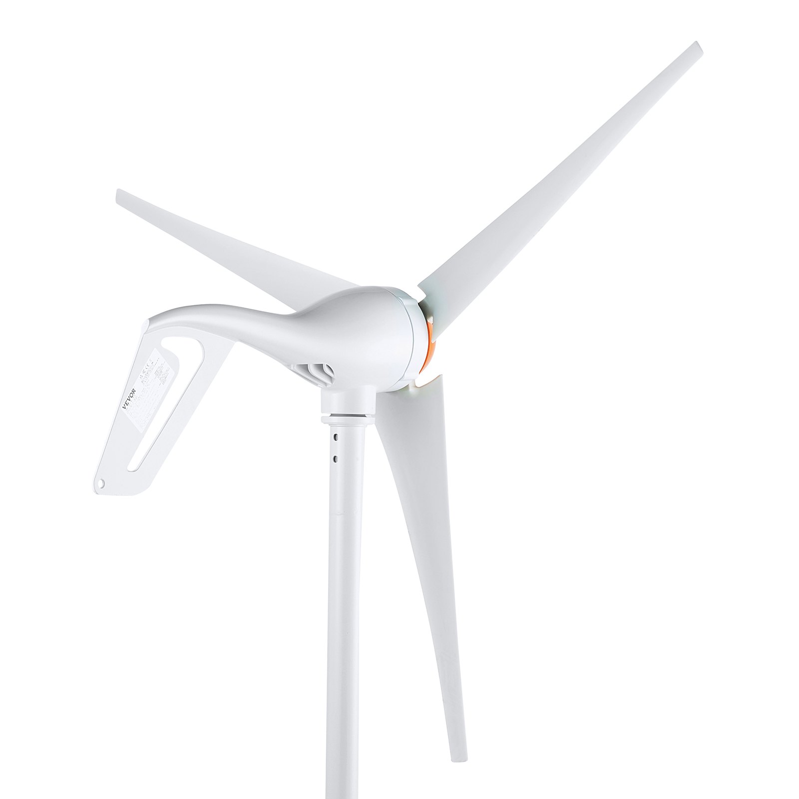 VEVOR Generador de turbina eólica de 500 W, kit de turbina eólica de 12 V, generador de energía eólica de 3 palas con controlador MPPT, dirección de barlovento ajustable y velocidad del viento de arranque de 2,5 m/s, adecuado para el hogar, granja, vehículos recreativos, barcos