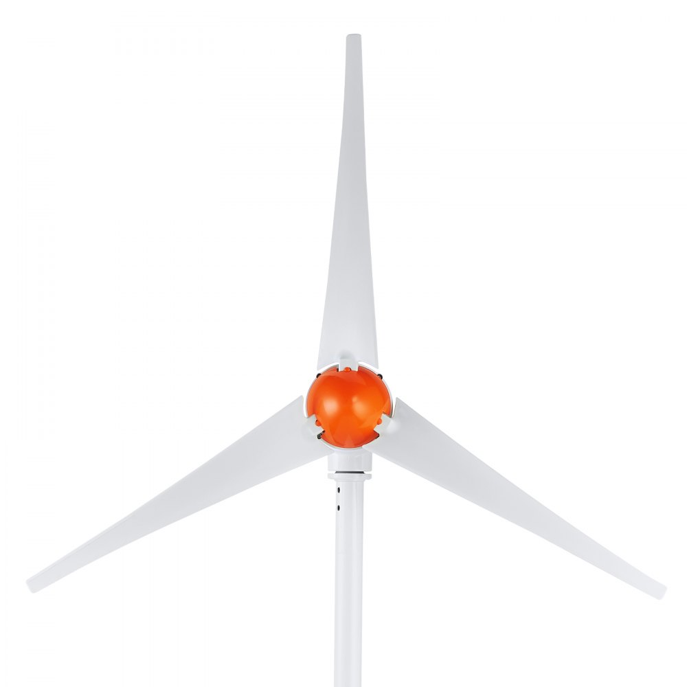 Aerogenerador VEVOR de 500 W con anemómetro, kit de turbina eólica de 12 V, generador de energía eólica de 3 palas, controlador MPPT y dirección de barlovento ajustable, ideal para hogares, granjas, autocaravanas y barcos.