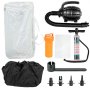 Conjunto de muelle flotante inflable VEVOR con bomba, bolsa y accesorios.