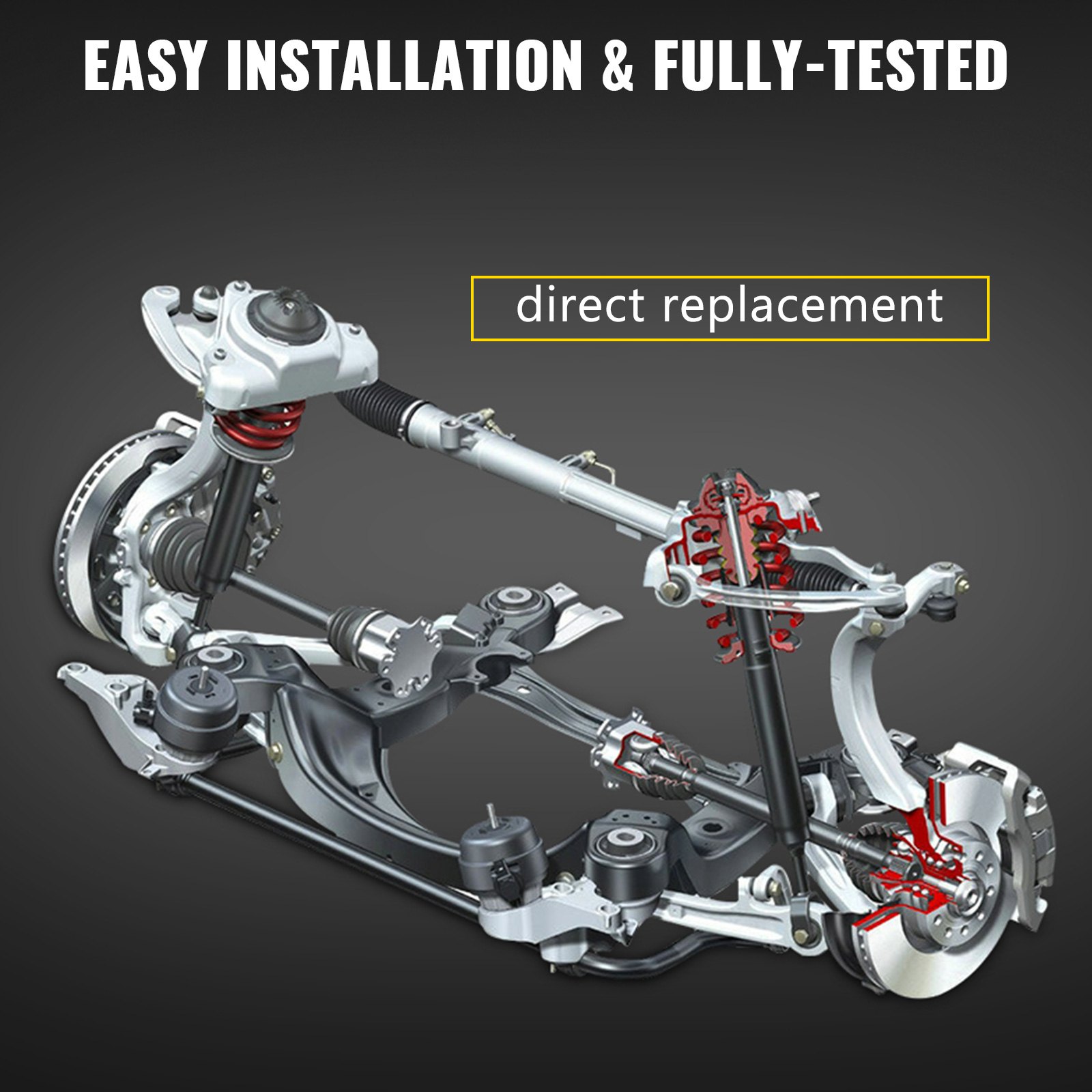 Cremallera de dirección y piñón para Toyota Tacoma 4WD 1995-2004 2WD 1998-2004