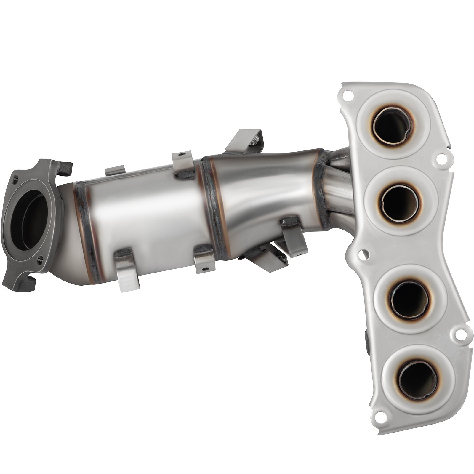 Convertidor catalítico VEVOR para Toyota Camry con construcción en acero inoxidable.