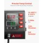 Prensa térmica VEVOR, 5 en 1, 12 x 15 pulgadas, control digital preciso de temperatura, impresora de transferencia por sublimación tipo concha de calentamiento rápido, prensa térmica de vinilo para tazas, camisetas, platos, 900 W