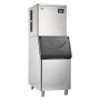Máquina de hielo comercial VEVOR, 250 kg/24 h, con depósito de almacenamiento grande de 150 kg, 1000 W, autolimpiable, con pantalla LED de 3,5 pulgadas, ideal para negocios, bares, cafeterías y restaurantes.