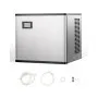 Máquina de hielo comercial VEVOR de 136 kg/24 h, máquina de hielo industrial de acero inoxidable de 50 cm, autolimpiable y programada, máquina modular de cubitos de hielo para restaurantes y hoteles (solo cabezal)