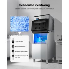 Máquina para fabricar hielo comercial de 300 lb/24 h Máquina para fabricar hielo autolimpiante (solo cabezal)