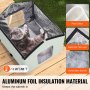 VEVOR Casa para gatos con calefacción, refugio para gatos de exterior con temperatura y temporizador ajustables, tela Oxford 600D, plegable, con almohadilla térmica para mantenerlos cálidos y cómodos en invierno, verde (medio)