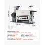 Pelacables eléctrico VEVOR, 0,06-1,57 pulgadas, pelacables automático de cobre de 11 canales, herramienta pelacables de 370 W con modo manual de manivela y botón de parada de emergencia, para reciclaje de chatarra de cobre.