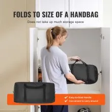 VEVOR Tienda de campaña con 3 puertas, transpirable, 70 % opaca, con postes de fibra de 1,1 cm