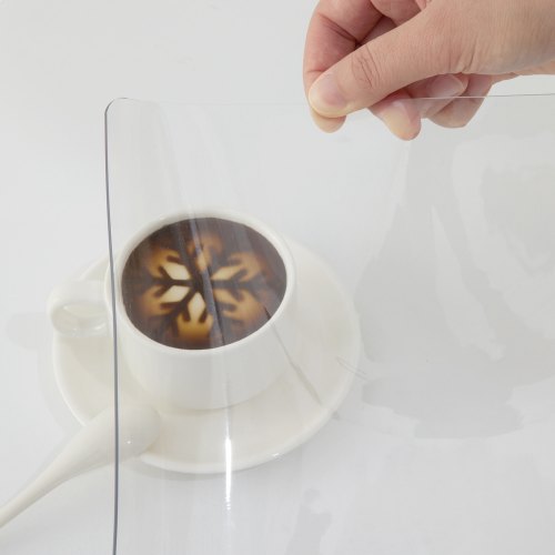 Mantel de PVC transparente VEVOR, cubierta impermeable para mesa, 36x60 pulgadas, Protector de escritorio