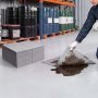 VEVOR Rollo Absorbente Universal 180 GSM 0,76 x 46 m, Estructura de 1,8 mm con Líneas Precortadas para Ajustar la Longitud y Reducir Residuos para Fugas y Derrames en Garajes, Talleres y Fábricas