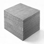 VEVOR Almohadillas Absorbentes Universales 100 Piezas 360 GSM para Derrames, Formato de 41 x 46 cm, 3,5 mm con Líneas Precortadas para Ajustar Tamaño y Reducir Residuos en Garajes, Talleres y Fábricas