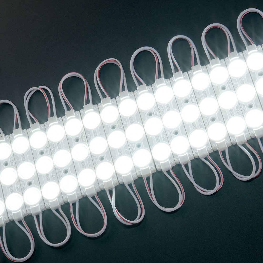 VEVOR 200 luces LED para escaparate, 103 pies CC 12 V, luces de módulo LED, 2835 SMD 3 LED 1,5 W, luces de ventana con cinta adhesiva en la parte posterior, para carteles publicitarios de ventanas de tiendas comerciales, IP68 resistente al agua