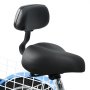 VEVOR Triciclos para adultos de 20 pulgadas, triciclos de 3 ruedas, bicicleta de crucero de acero al carbono con cesta y asiento ajustable, ideal para picnics, compras, para personas mayores, mujeres y hombres (negro)