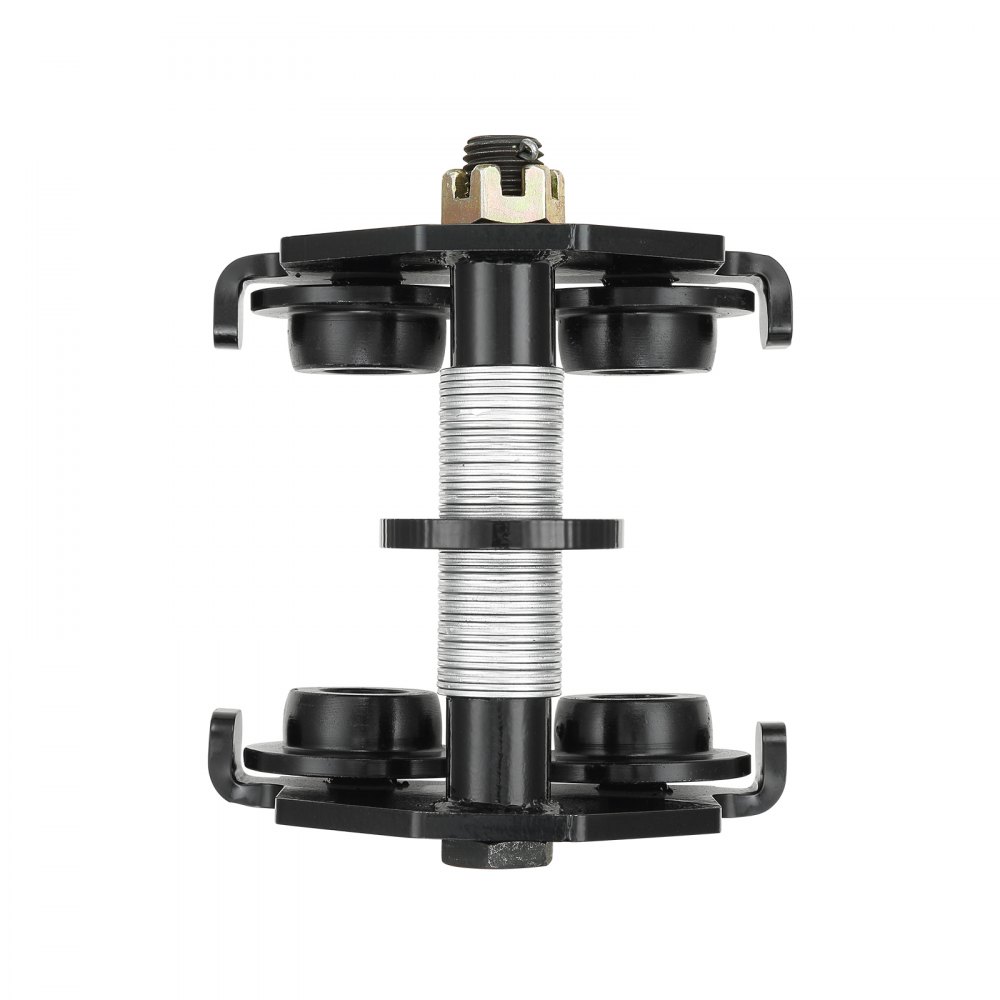 VEVOR Carro manual, capacidad de carga de 6600 lbs/3 toneladas, carro de viga de empuje con ruedas dobles, ajustable para ancho de brida de viga en I de 2.5" a 7", polipasto de garaje de acero de alea