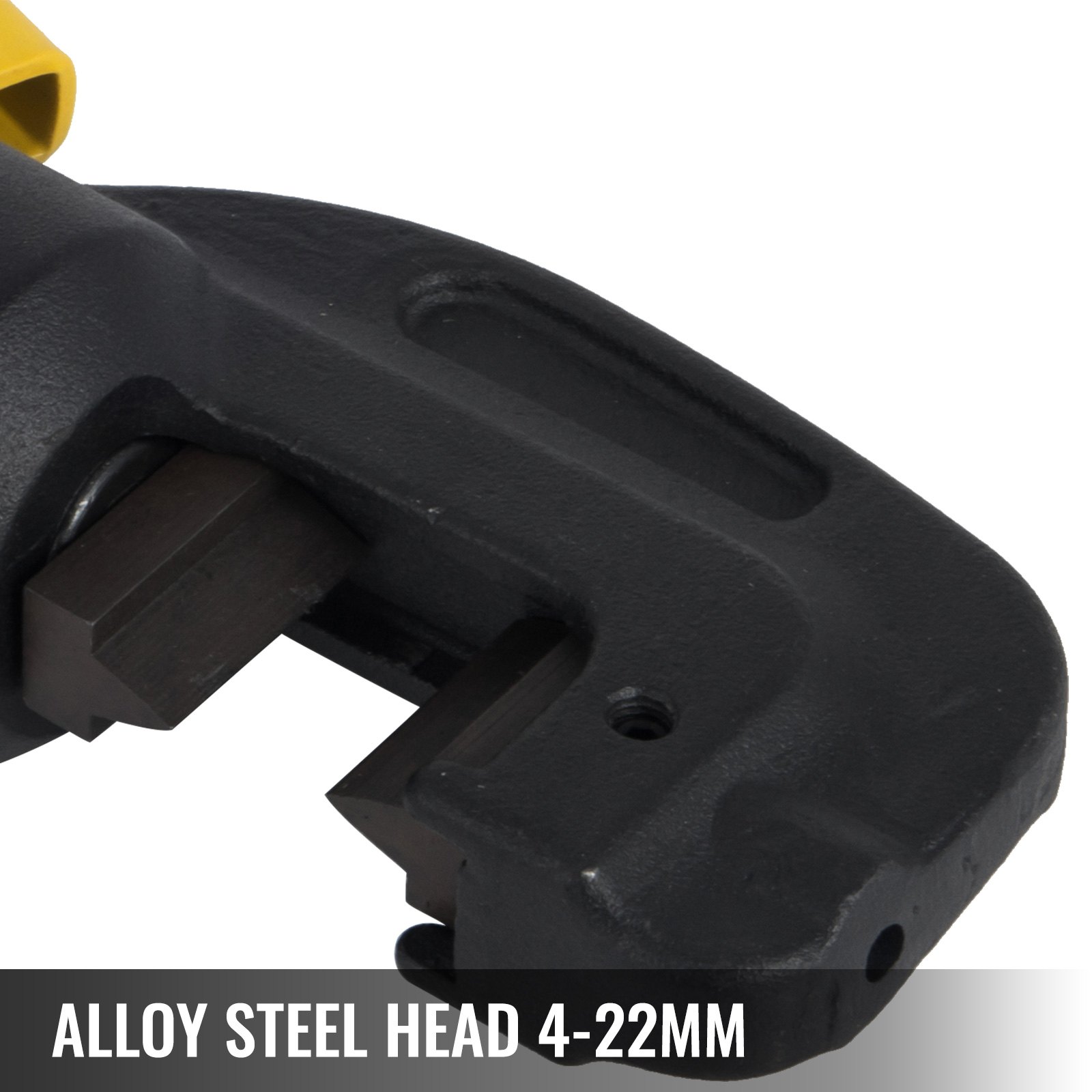 Cortador de barras de refuerzo hidráulico VEVOR 1/4" - 7/8" / 4 mm - 22 mm, herramienta de construcción de hormigón 13 toneladas, cortador de barras de refuerzo de mano RC-22 con caja, herramienta de corte de cadena de pernos de acero