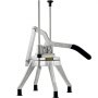 Picadora de verduras VEVOR con estructura de metal resistente y mango ergonómico de color negro sobre fondo blanco.