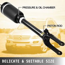 VEVOR Suspensión neumática delantera Resorte Amortiguador Suspensión neumática Amortiguador de aire delantero para Mercedes Benz W164 GL350 GL450 1643206113 (para Mercedes Benz W164)