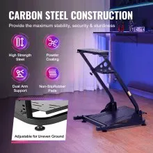 Soporte de Volante de Carrera para Logitech G920 Soporte Plegable Negro