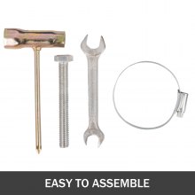 VEVOR, afilador de cuchillas para cortacésped amarillo de 14 pulgadas, Motor no incluido, afilador de cuchillas para jardín, anillo ajustable, óxido, ángulo de 30 °