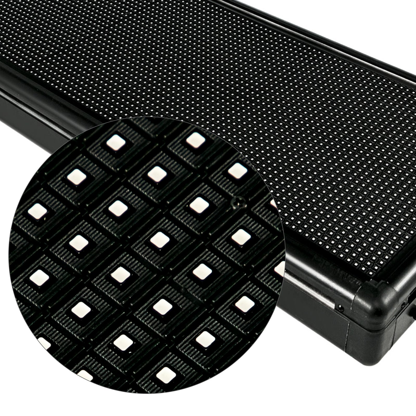 VEVOR - Cartel digital LED para interiores con alta resolución P10 LED de desplazamiento programable por PC, WiFi y USB para publicidad, Color Completo, 40x15inch