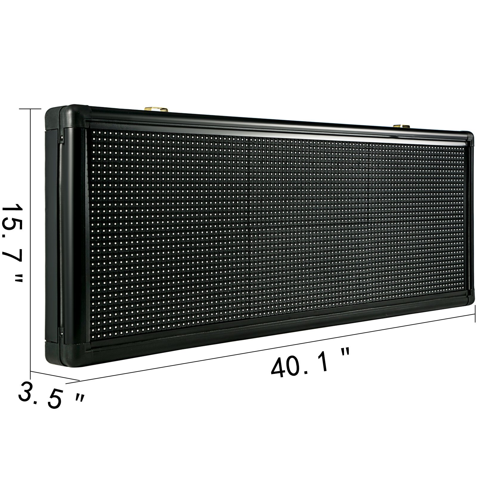 Letrero LED VEVOR que mide 40,1&quot; x 15,7&quot; con un grosor de 3,5&quot;.