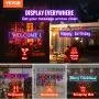 Letrero LED VEVOR para bares, patios de casas, restaurantes, peluquerías y centros comerciales.