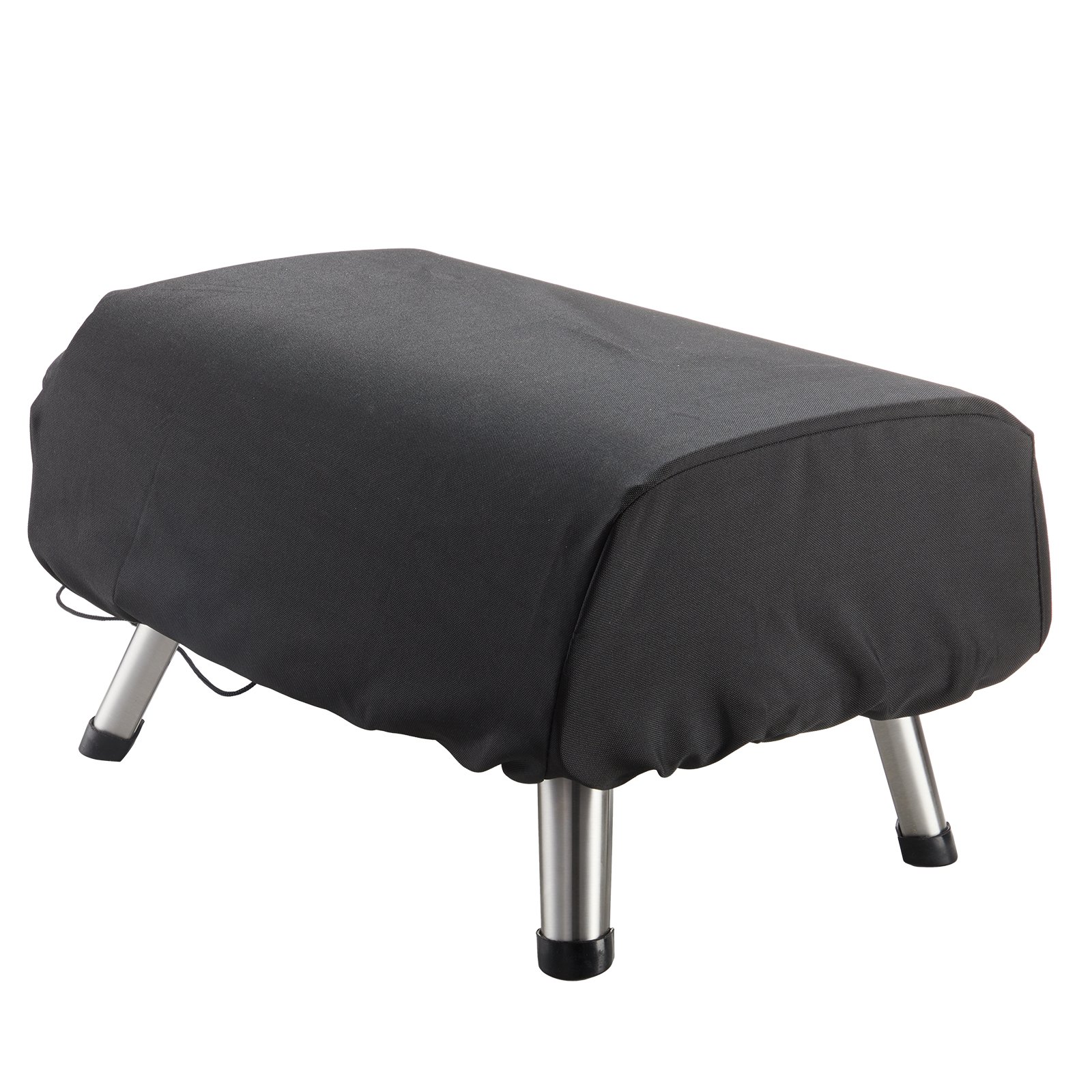 Horno de pizza eléctrico VEVOR de 12 pulgadas, de acero inoxidable, con piedra y espátula, calienta hasta 400 °C, multiusos para interiores y exteriores, ideal para restaurantes, casas y camping.