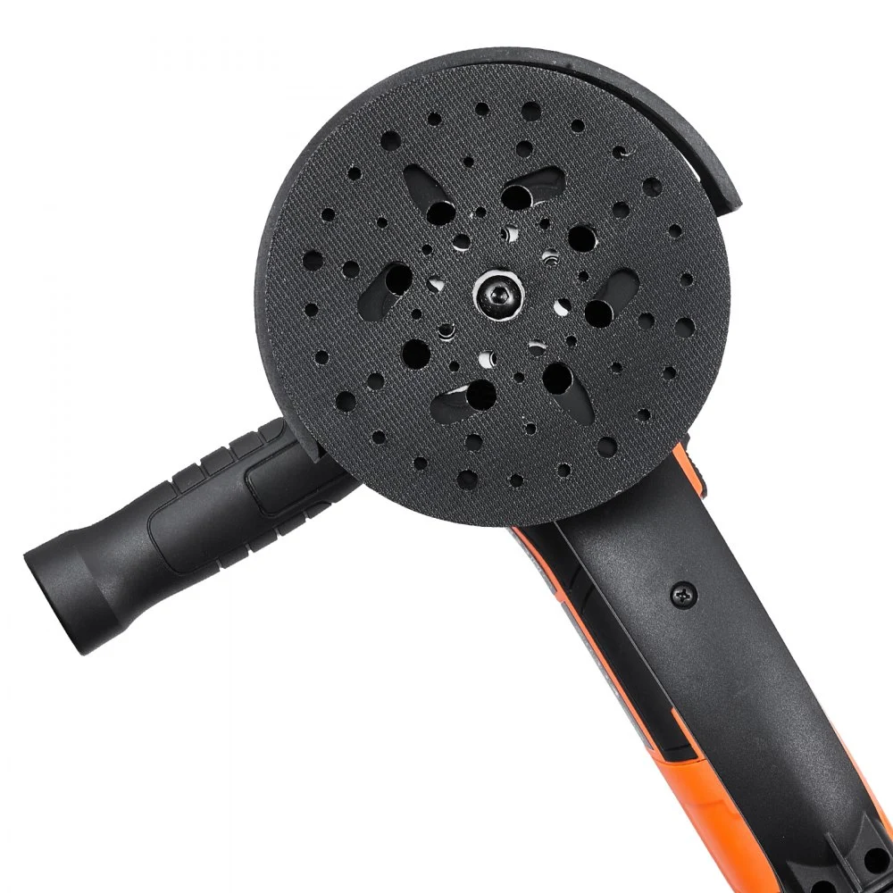 Lijadora orbital aleatoria VEVOR, lijadora orbital de doble acción DA y GA de 6 pulgadas, 850 W, 7400 PRM, 6 velocidades variables, con 10 papeles de lija y conector para polvo para lijado de detalles de carpintería.