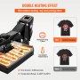 Máquina de prensa de calor VEVOR 15 x 15 en transferencia de impresora de sublimación para camiseta de bricolaje