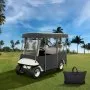 Cubierta VEVOR para carrito de golf, de poliéster, universal para carritos de golf de 2 o 2 pasajeros, resistente al sol y al polvo.