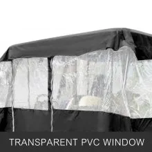 4 Pasajeros Cubierta del Carro de Golf Recinto de Conducción Puerta Enrollable Impermeable para Personas
