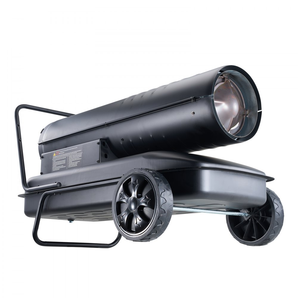 Calefactor de aire forzado a queroseno VEVOR, 175000 BTU, calefactor portátil con termostato, tanque de 13.2 galones, calefactor de alta resistencia y eficiencia energética, para uso en interiores y exteriores, talleres e industria.