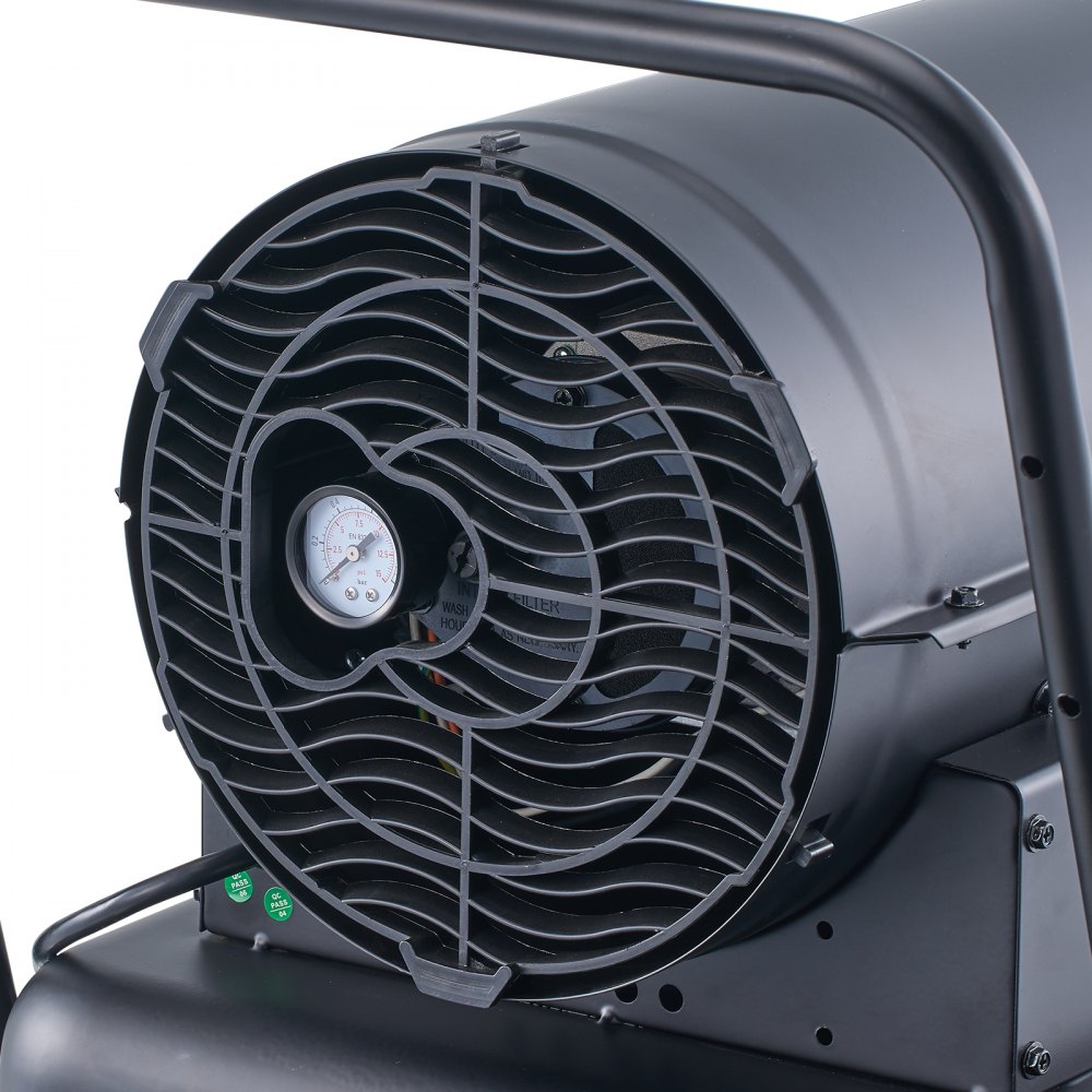 Calefactor de aire forzado a queroseno VEVOR, 175000 BTU, calefactor portátil con termostato, tanque de 13.2 galones, calefactor de alta resistencia y eficiencia energética, para uso en interiores y exteriores, talleres e industria.